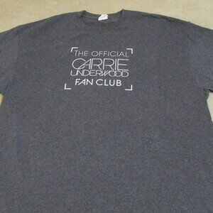 Carrie Underwood Offical Fan Club T-Shirt Unisex Size XL and Tall  (A)